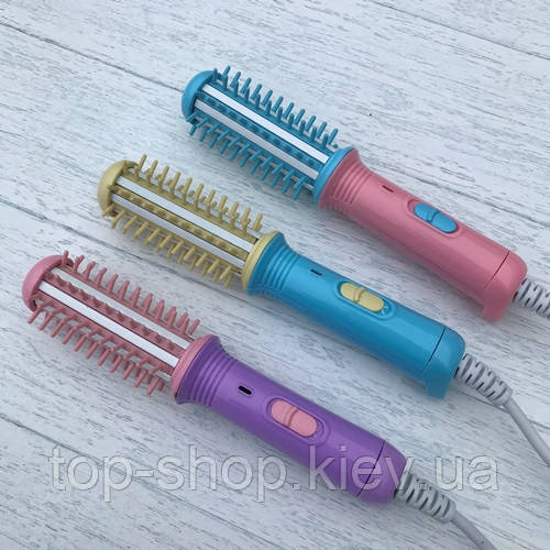 Расчестка hair curly mini мини плойка для завивки и выпрямления волос в пластиковом кейсе - фото 1 - id-p816888090