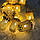 Новорічна гірлянда золоті жолуді внутрішня led 20, фото 3
