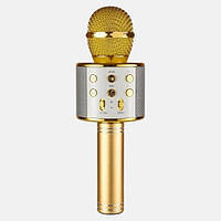 Мікрофон Караоке WSTER WS-858 Золотий