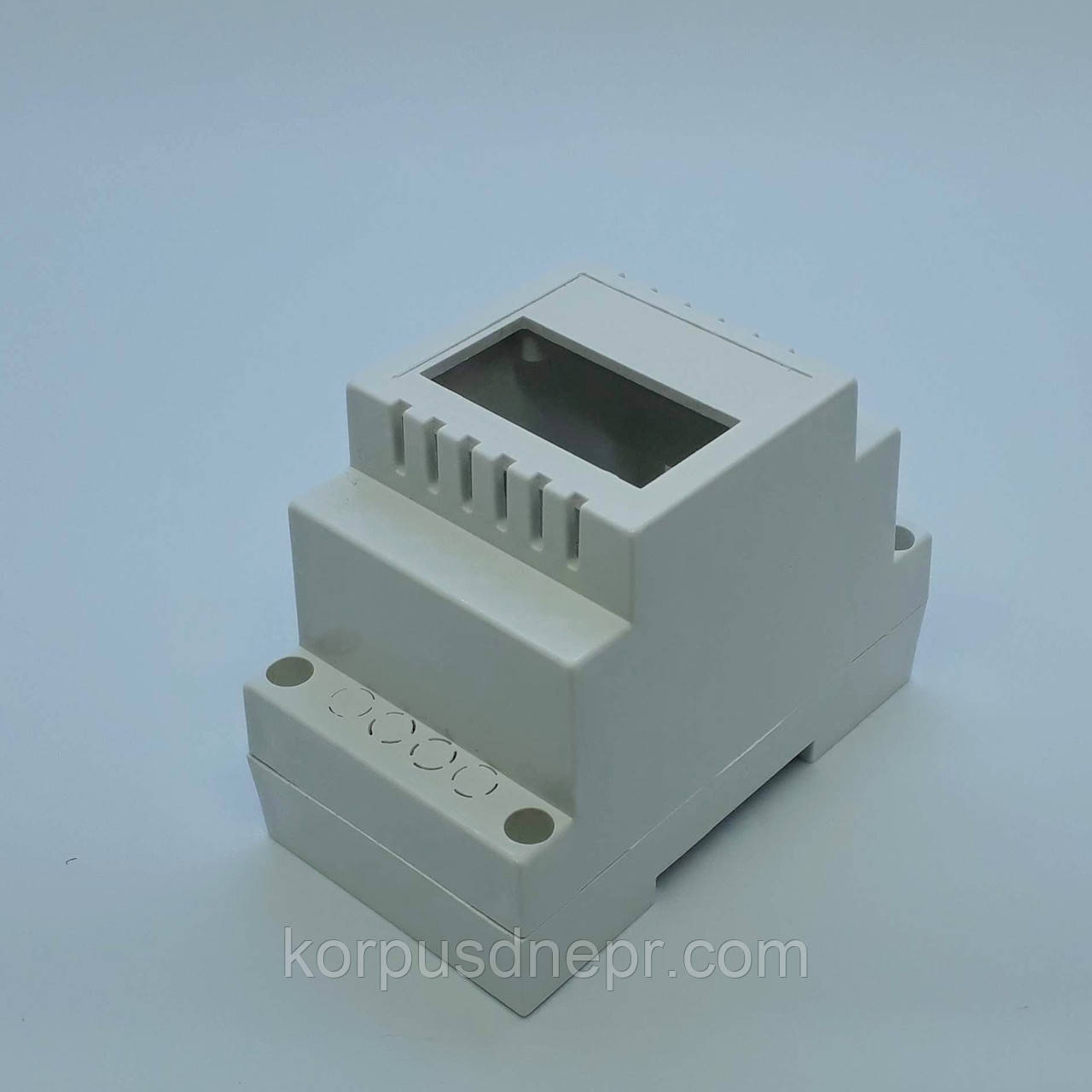 Корпус з вікном DR-50 ST38 на DIN-рейку 90х52х66