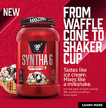 Протеїн багатокомпонентний BSN Syntha-6 Cold Stone Creamery 2070 г, фото 5