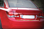 Хром накладка на крайку багажника CHEVROLET CRUZE седан