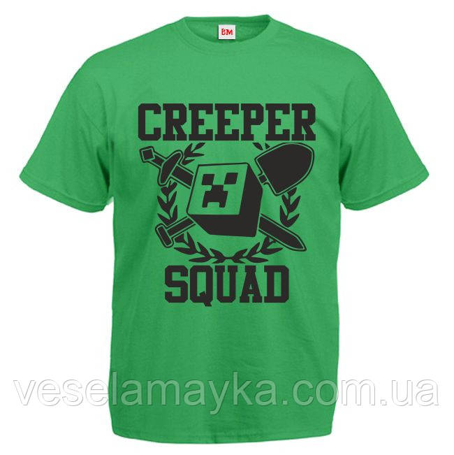 Футболка "Creeper Squad (Minecraft)"