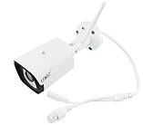 Комплект відеоспостереження бездротової DVR KIT CAD Full HD UKC 8004/6673 Wi-Fi 4ch набір на 4 камери, фото 3