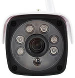 Комплект відеоспостереження бездротової DVR KIT CAD Full HD UKC 8004/6673 Wi-Fi 4ch набір на 4 камери, фото 4