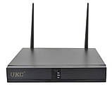 Комплект відеоспостереження бездротової DVR KIT CAD Full HD UKC 8004/6673 Wi-Fi 4ch набір на 4 камери, фото 5