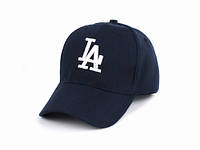 Бейсболка летняя темно-синяя LA