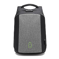 Рюкзак для ноутбука городской Baibu м2 lock-pack black/gray 15.6