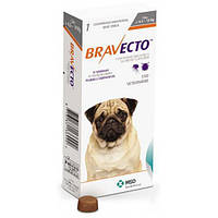 Таблетки БРАВЕКТО Bravecto для собак от блох и клещей 4,5-10кг