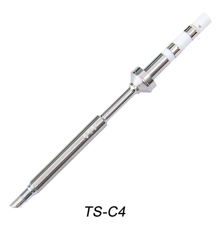 Жало TS-C4 для паяльника TS101 TS100 скошений циліндр (001155)