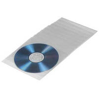 Конверт для дисків CD і DVD PP 60mic (прозорий, поліпропілен)