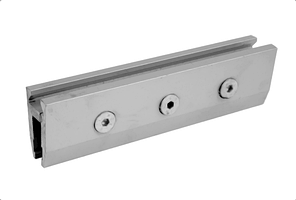 Клемний профіль 1 метр для кріплення стулки автоматичних дверей