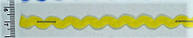 Тасьма змійка жовта 8 мм