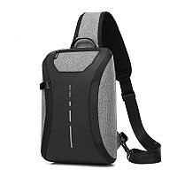 Cумка Baibu sling usb plane-pack gray 