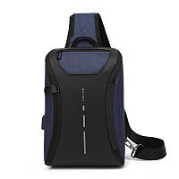 Cумка Baibu sling usb plane-pack blue 