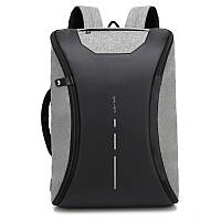 Рюкзак для ноутбука 15.6 городской Baibu USB plane-bag gray