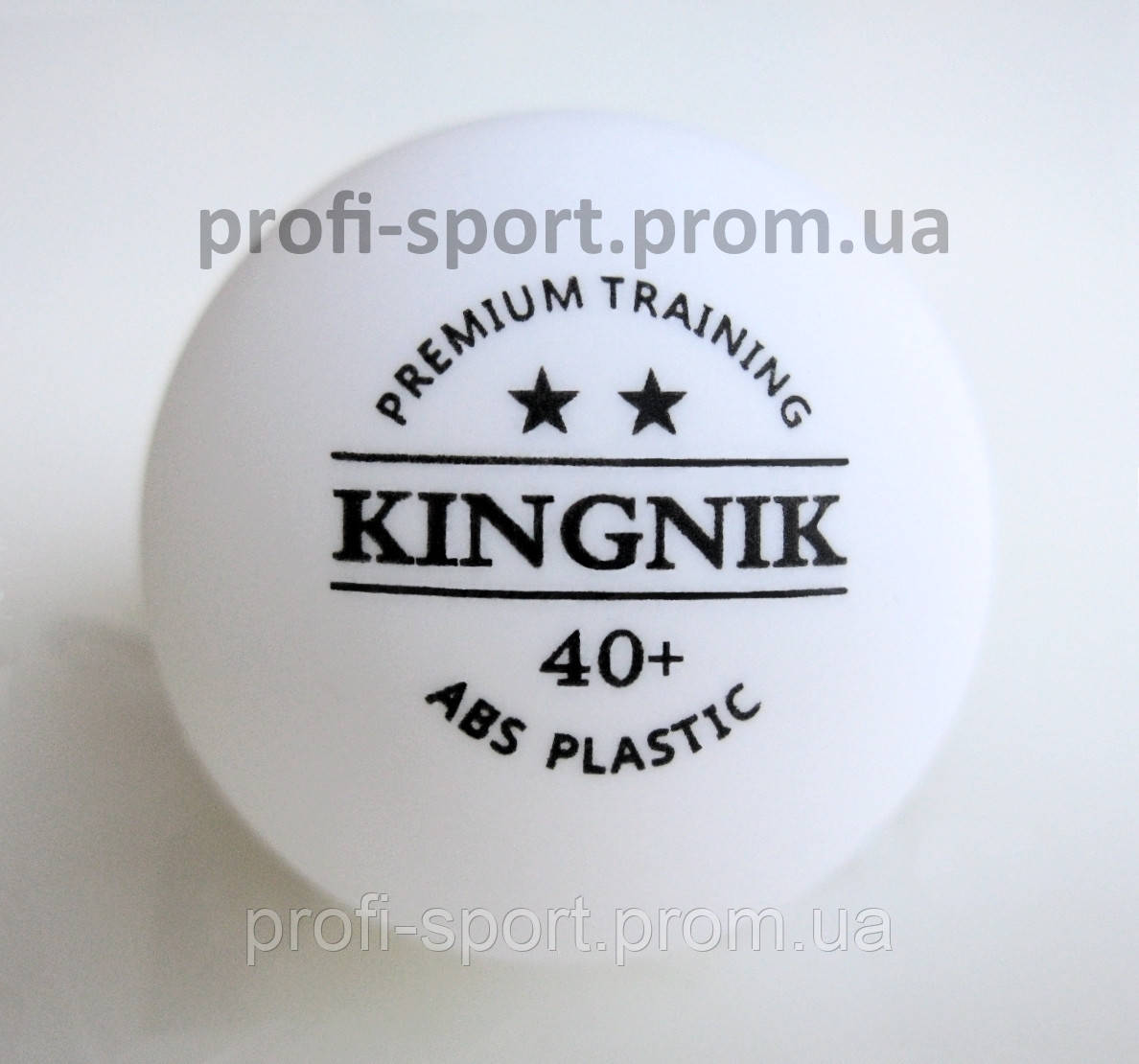 Kingnik 40+ 2* PREMIUM TRAINING пластикові м'ячі настільний теніс