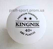 Kingnik 40+ 2* PREMIUM TRAINING пластикові м'ячі настільний теніс