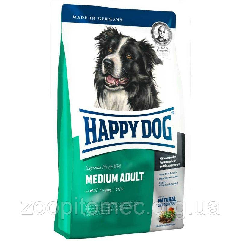 Корм для собак Happy Dog (Хеппі Дог) F&W Medium Adult для середніх порід, 12,5 кг