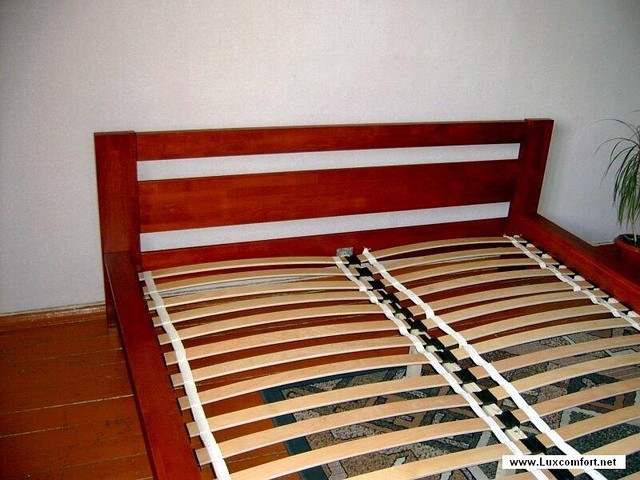 Ліжко двоспальне з натурального дерева в спальню Сакура (бук)160*200 Неомеблі - фото 3 - id-p4117805