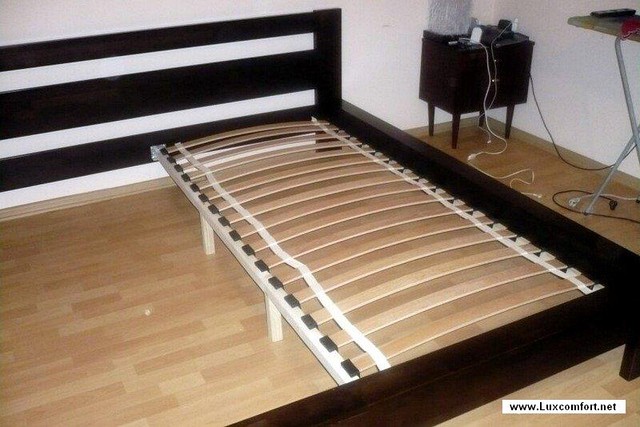 Ліжко двоспальне з натурального дерева в спальню Сакура (бук)160*200 Неомеблі - фото 2 - id-p4117805