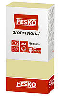 Серветки FESKO Professional 33*33 2 шар. шампань 250 шт.