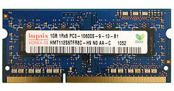 Оперативная пам'ять hynix 1gb  PC3-10600S-10-B1