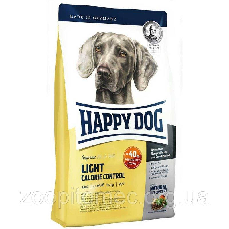Корм для собак Happy Dog (Хеппі Дог) Light Calorie Control контроль надмірної ваги, 12,5 кг