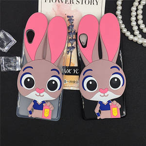 Гумовий 3D чохол для ASUS ZenFone Live L2 ZA550KL Джуді (2 кольори)