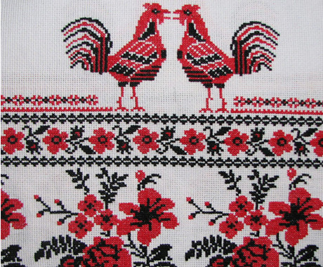 Вышивка крестиком рушники