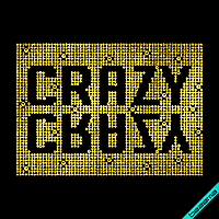 Рисунки на одежду Надпись CRAZY ( 2мм-зол.,3мм-зол.,4мм-зол.)