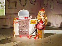 Туалетный столик для куклы Ever After High Barbie Барби шкатулка для украшений Эппл Вайт Apple White