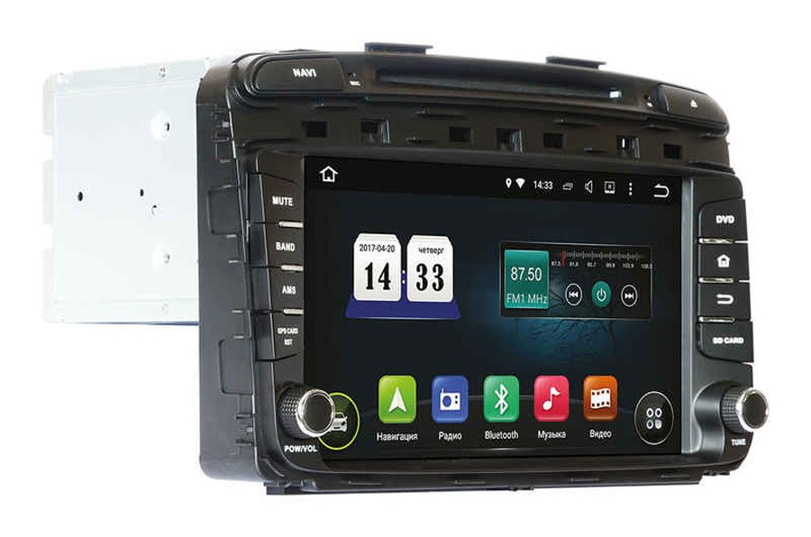 Штатний головний пристрій магнітолу Incar Kia Sorento 2015+ KD-8025 OS Android 8 Wi-Fi