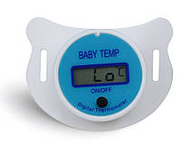 Соска-пустышка SUNROZ для младенцев с термометром Голубой (SUN3909)