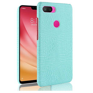 Чохол Croco Style для Xiaomi Mi 8 lite м'ятний