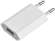 Мережевий зарядний пристрій плоский ( 220v/1usb/1Am )