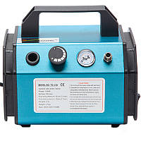 Мінікомпресор для аерографа 23 л/хв з ресивером 0,3 л. TAGORE TG-218