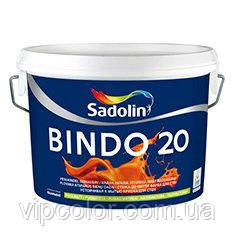 Sadolin BINDO 20 Біла BW 10 л напівматова фарба для внутрішніх робіт, фото 1
