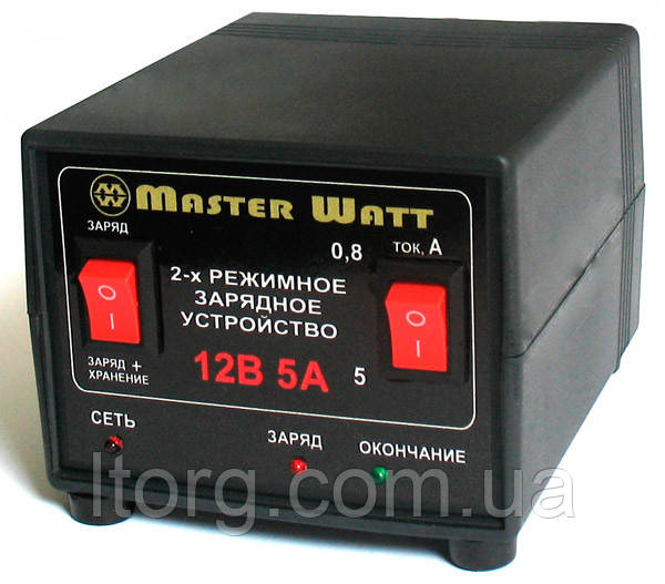 Автоматичний зарядний пристрій Master Watt 0,8-5 А 12 В 2-режимний