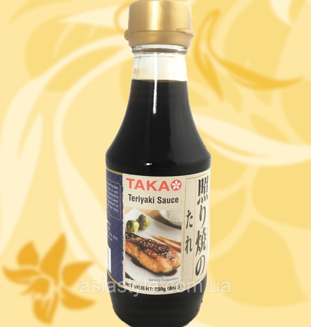 Соус Теріякі, Соус Терияки, Teriyaki Sauce, Takao, 230 г, Таїланд, SaЧ, Ч