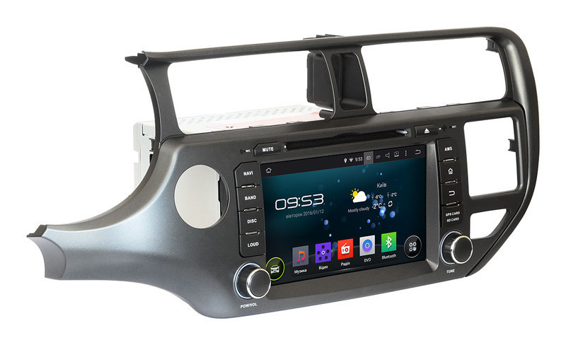 Штатна мультмедійна магнітола Kia RIO 2016+ сенсорна 8" екран Android 4.4.4