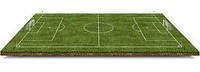 Искусственное поле для мини-футбола 22х42 м "под ключ" газон Китай 40 мм
