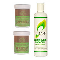 Набір №2 Крем Акрустал ВЧГ, шампунь або гель нафталановый Елиф