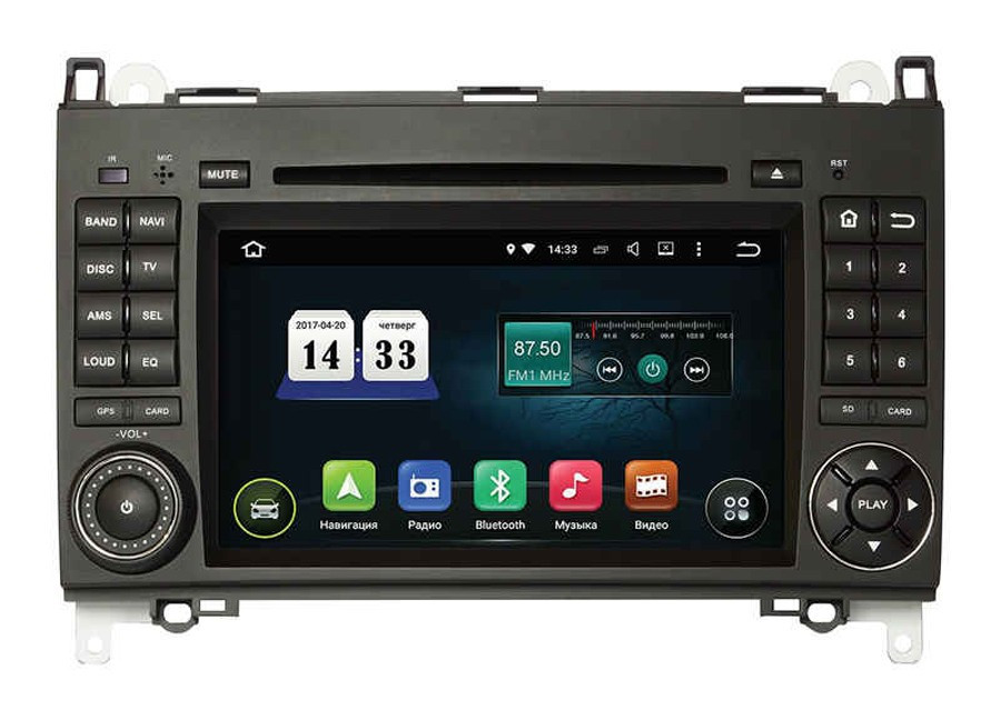 Штатна магнітола Incar AHR-2888 Android (Mercedes A-class, B-class) Android 8 автомагнітола