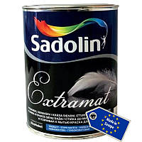 Sadolin EXTRAMAT Белый BW 2,5 л устойчивая к мытью краска для стен