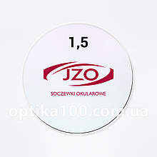 Плюсова лінза для окулярів 75 діаметр! JZO Praktis 1,50 AR