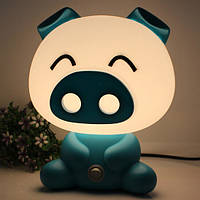 Світильник нічник Свинка (блакитна)