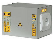 Ящик з понижуючим трансформатором ЯТП-0,25 380/12-3 36 УХЛ4 IP30 ІЕК