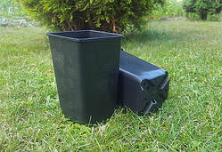 Горщикдля розсади квадратний,  високий  2 л