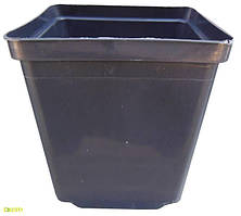 Горщик для розсади квадратний для рослин 1 л